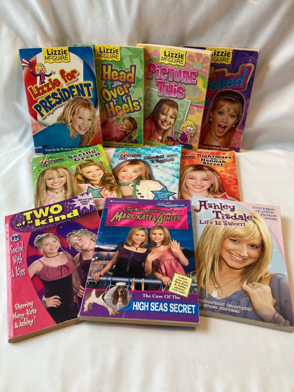 Y2K Tween Chapter Books Lizzie McGuire Mary Kate Ashley Hannah Montana Disney
